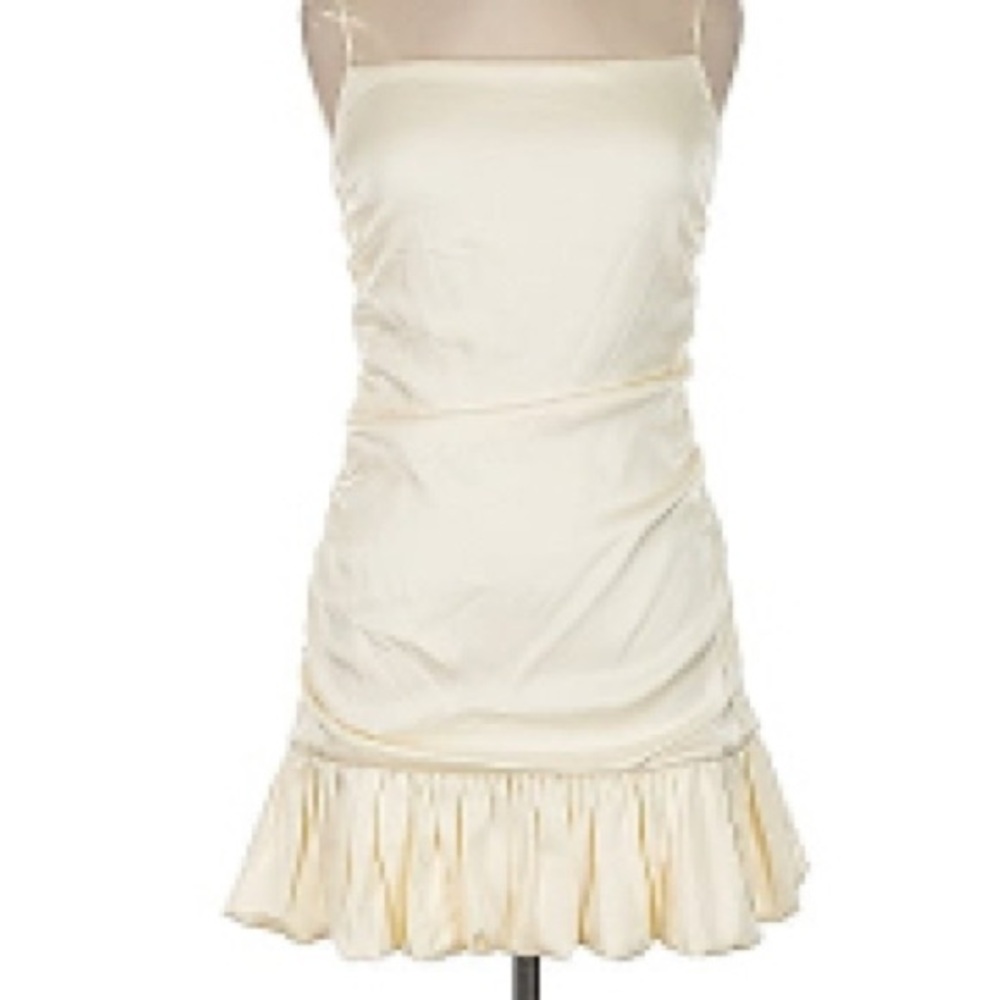 Cotton Candy Cream Mini Dress